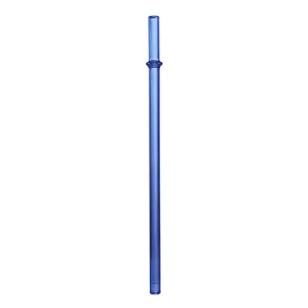 Glass Straight Straw (Blue)