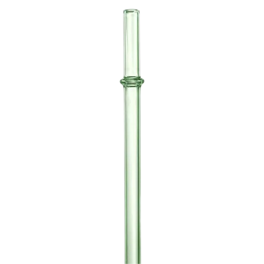 Glass Straight Straw (Green)
