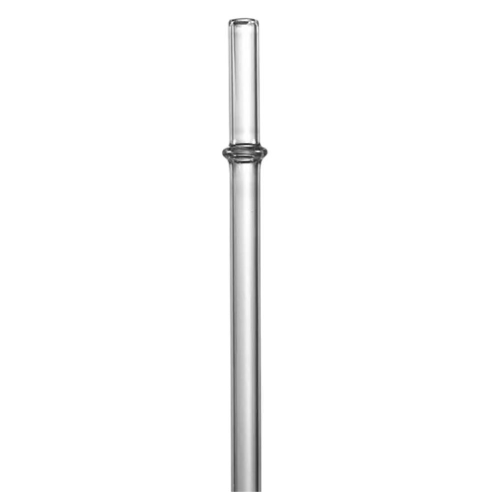 Glass Straight Straw (Grey)