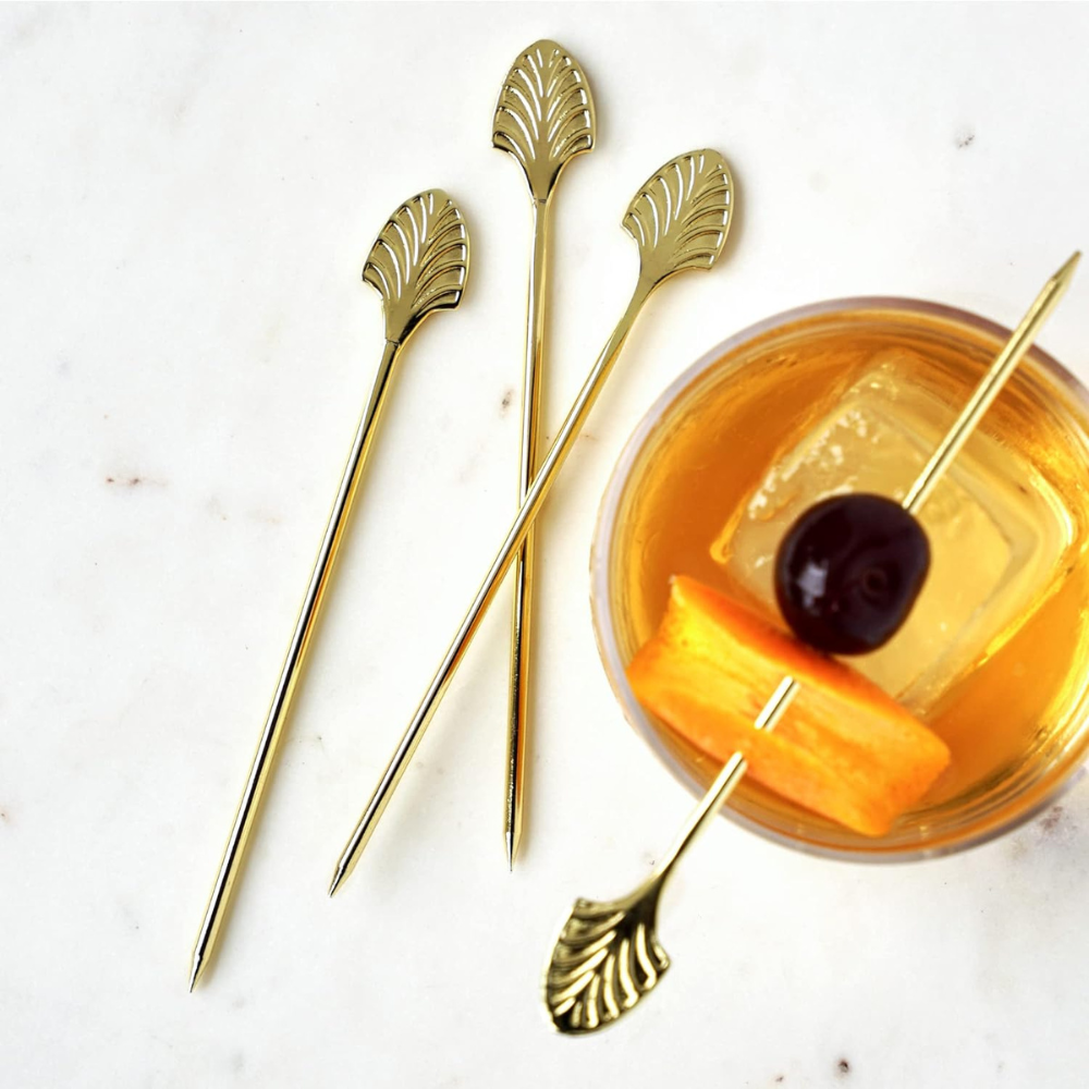 Pin Set Cocktail Gold Art Deco Cocktail Pins (set of 4) | Cocktail Emporium
