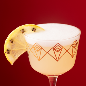 Gold Dream Deco Coupe Glass