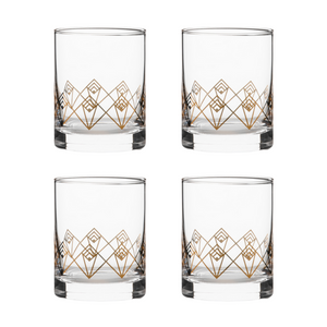 Gold Dream Deco Tumbler set of 4