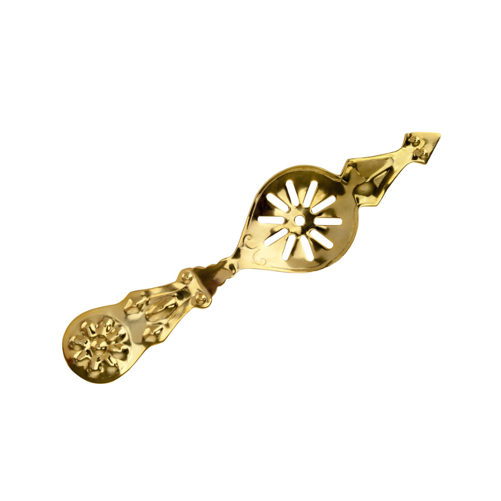 Gold Floral Absinthe Spoon