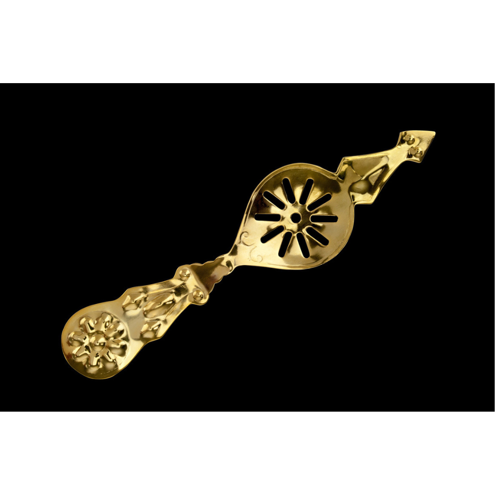 Gold Floral Absinthe Spoon