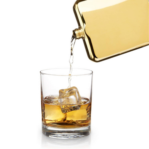 Gold Plated Flask use