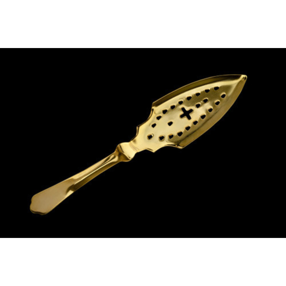 Gold Swiss Cross Absinthe Spoon