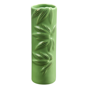Green & Gold Bamboo Tiki Mug_empty front