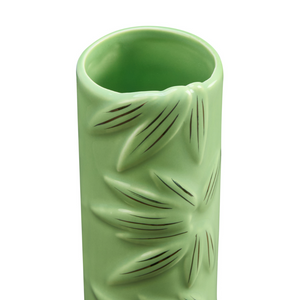 Green & Gold Bamboo Tiki Mug_upper angle