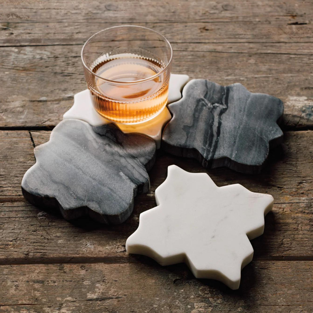 Tesselate Marble Coasters (Set of 4)