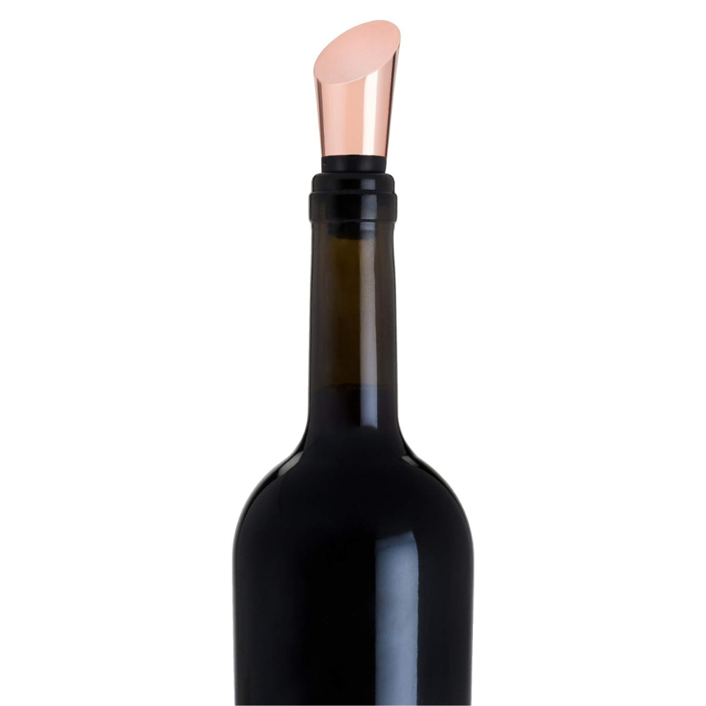 Heavyweight Copper Bottle Stopper by Viski use