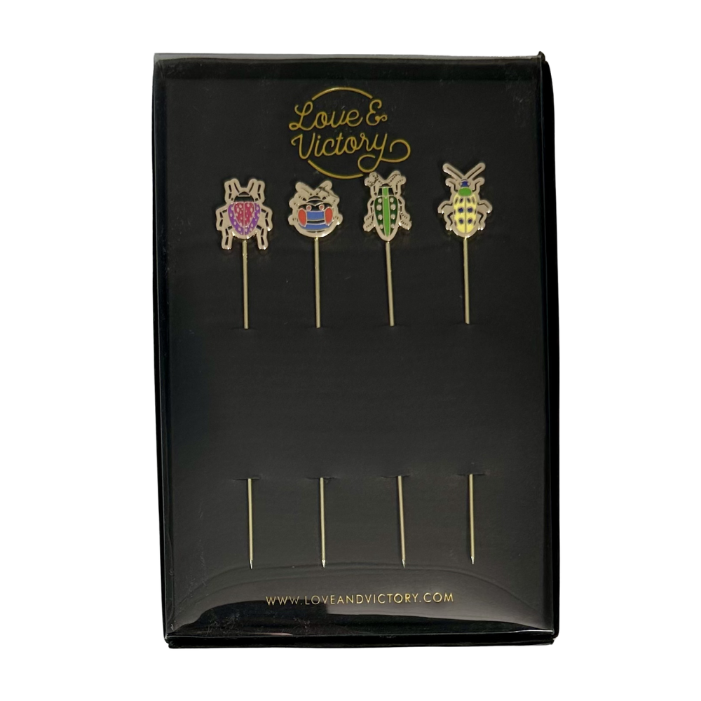 Insect Cocktail Pins (set of 4) | Cocktail Emporium