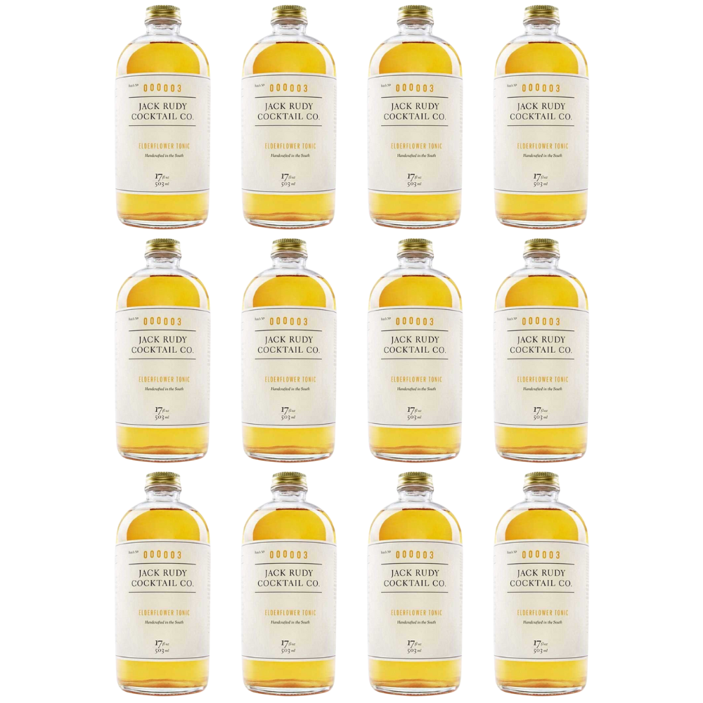 Jack Rudy Elderflower Tonic Syrup Case of 12