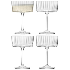 LSA Gio Line Champagne/Cocktail Saucers (set of 4)