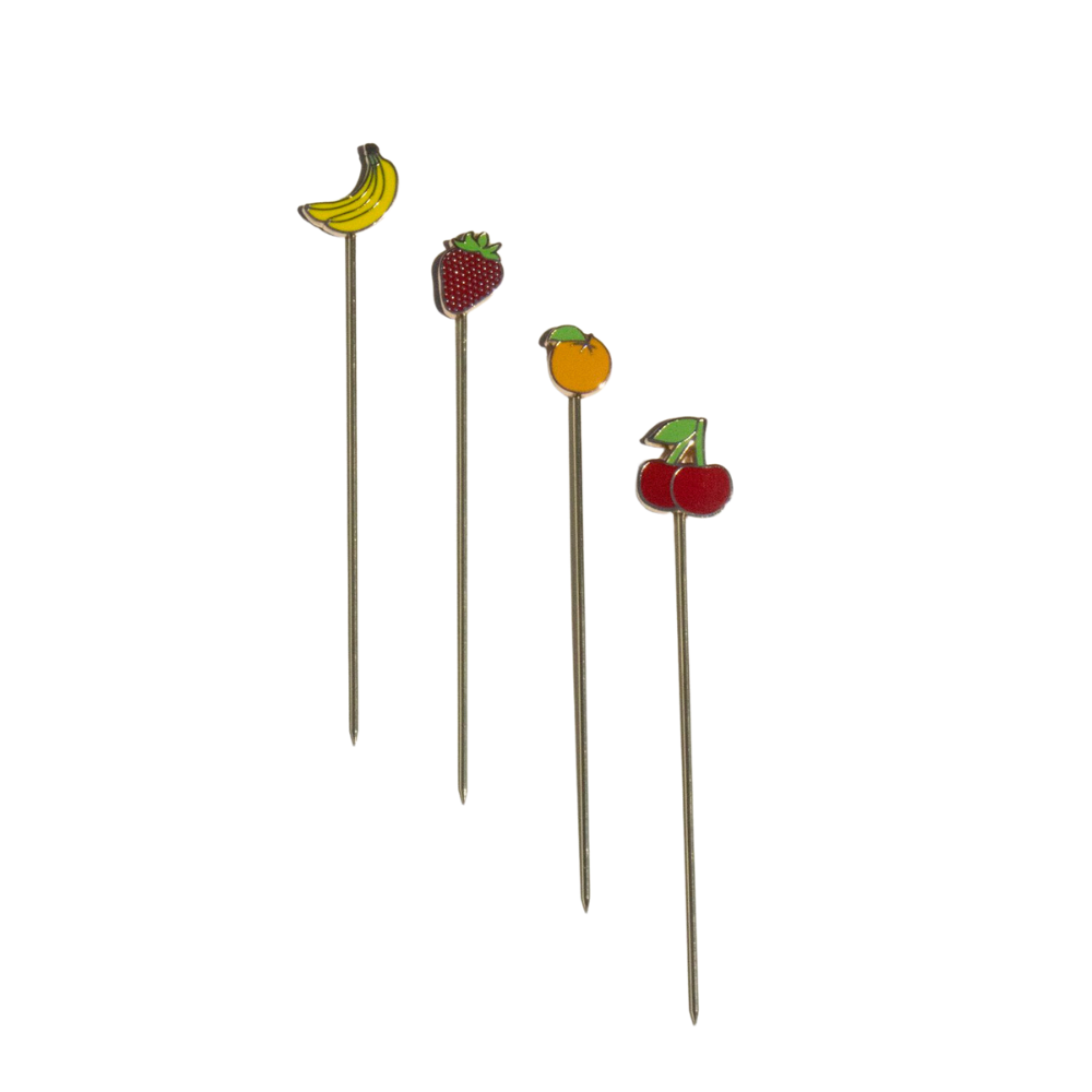 Fruit Cocktail Pins (set of 4)