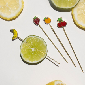 Fruit Cocktail Pins (set of 4)
