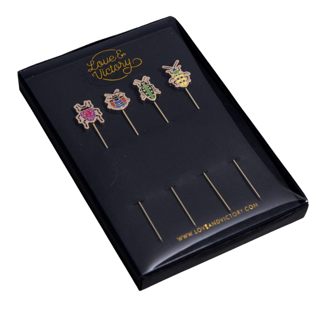 Insect Cocktail Pins (set of 4)