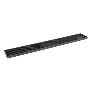 Long Black Bar Mat