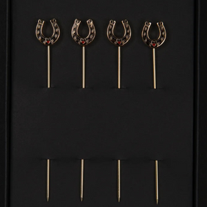 Lucky Horseshoe Cocktail Pins (set of 4)