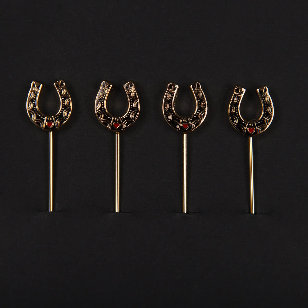 Lucky Horseshoe Cocktail Pins (set of 4)