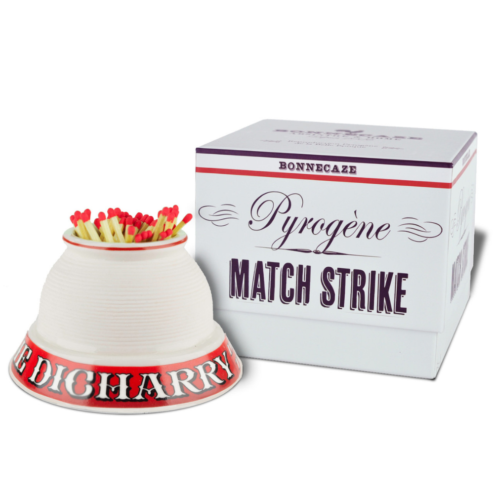 DiCharry Porcelain Match Strike with 100 Strike Anywhere Matches