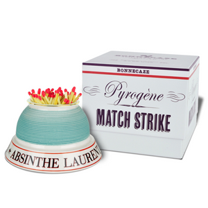 Laurent Porcelain Match Strike with 100 Strike Anywhere Matches