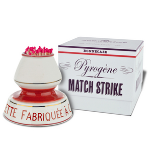 Liqueur Malette Porcelain Match Strike with 100 Strike Anywhere Matches