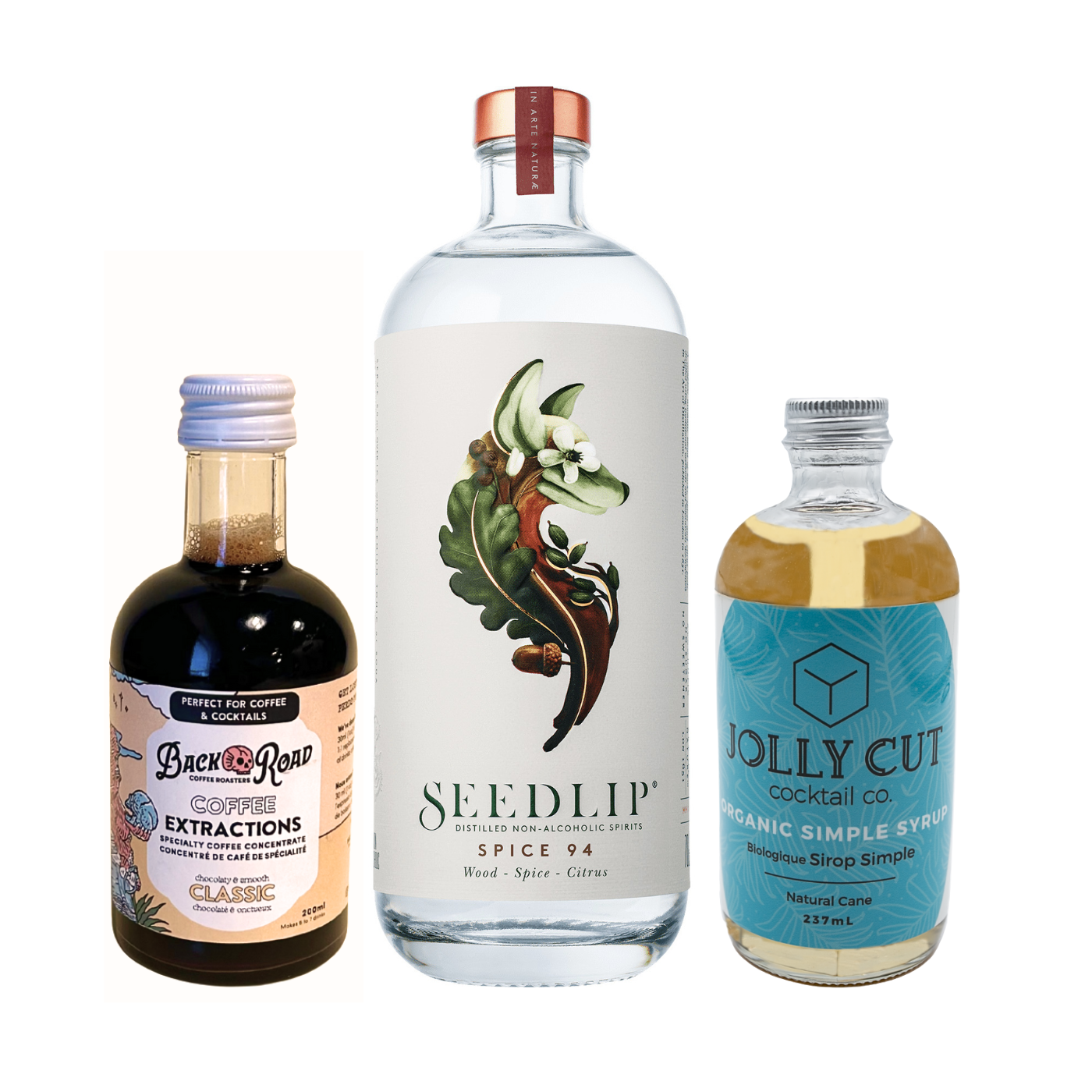 Seedlip Spice Espresso MartiNo Trio (Non-Alcoholic)