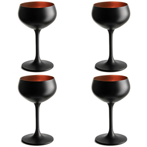 Oro Nero Coupe (set of 4)