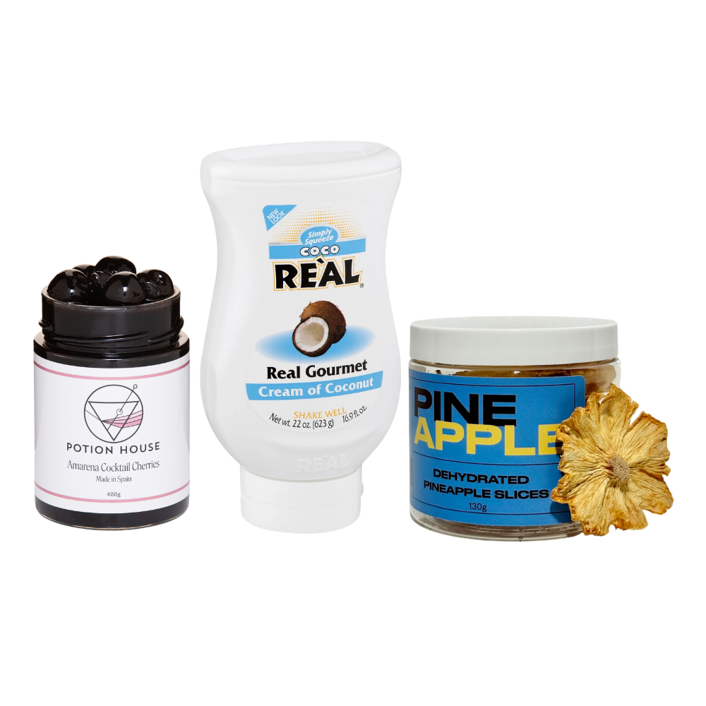 Piña Colada Ingredient Trio