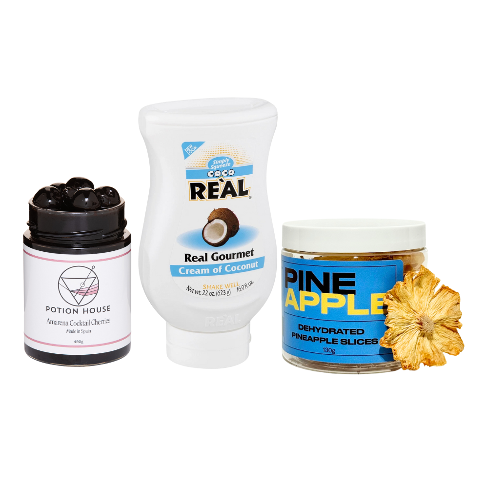 Piña Colada Ingredient Trio