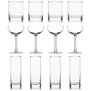 Plain Glassware Collection (set of 12)