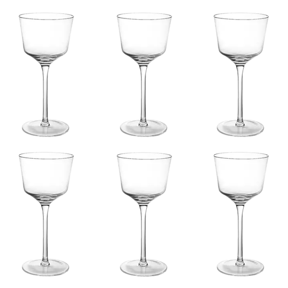 Plain Nick & Nora Glass - set of 6