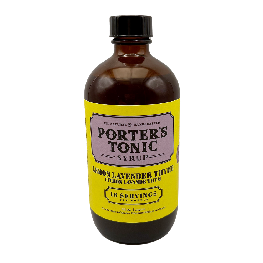 Porter's Lemon Lavender Thyme Tonic Syrup_new label