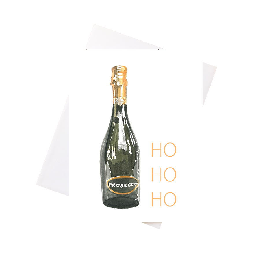 Prosecco-ho-ho Greeting Card