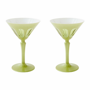 Rialto Martini Glass (Pale Sage) (set of 2)