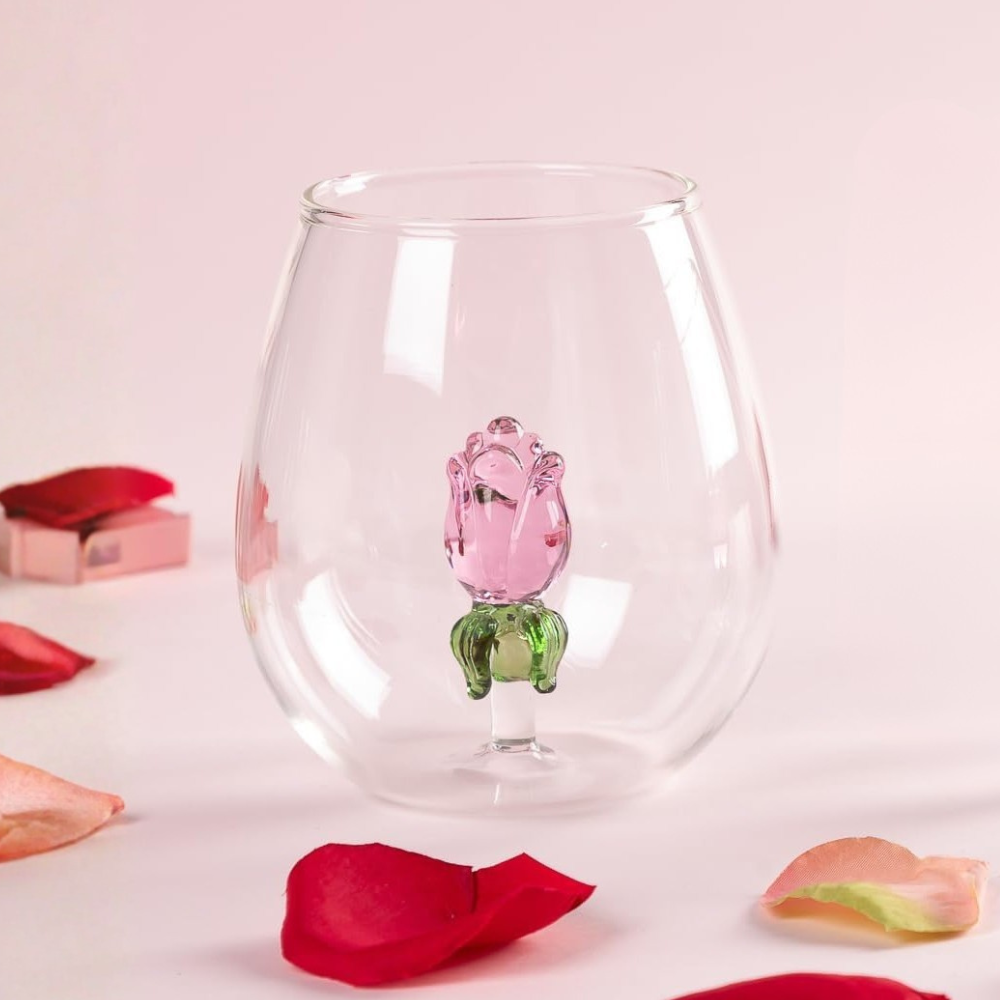 Rose Wine Tumbler