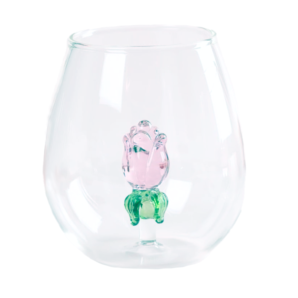Rose Wine Tumbler