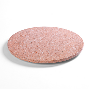 Round Pink Terrazzo Tray