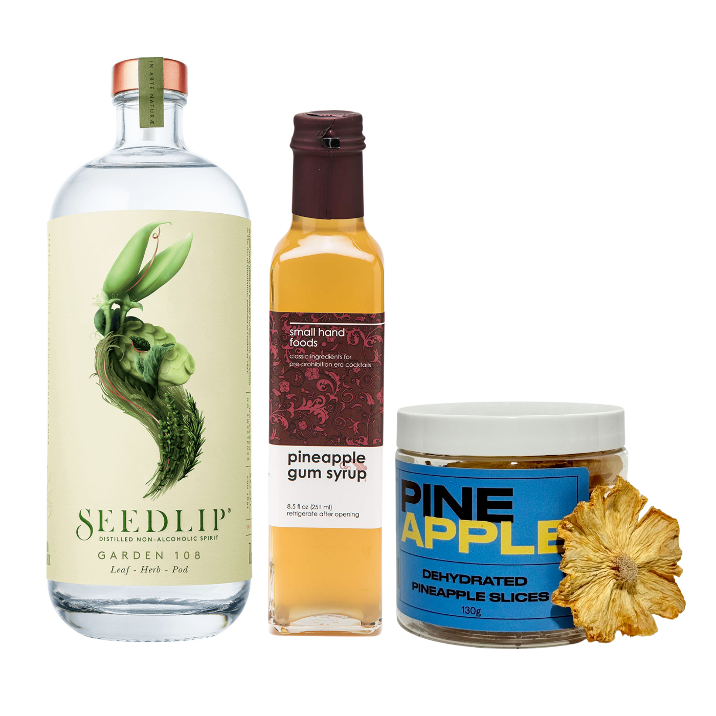 Seedlip Garden Pineapple Margarita Trio (Non-Alcoholic)