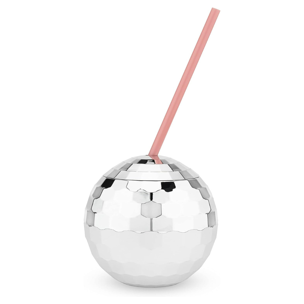 Silver Disco Ball Tumbler