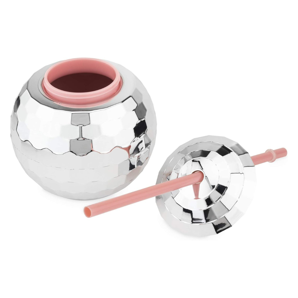 Silver Disco Ball Tumbler