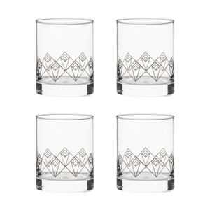 Silver Dream Deco Tumbler set of 4