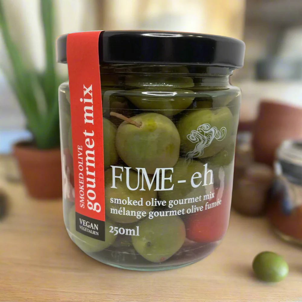 Smoked Gourmet Olive Mix jar