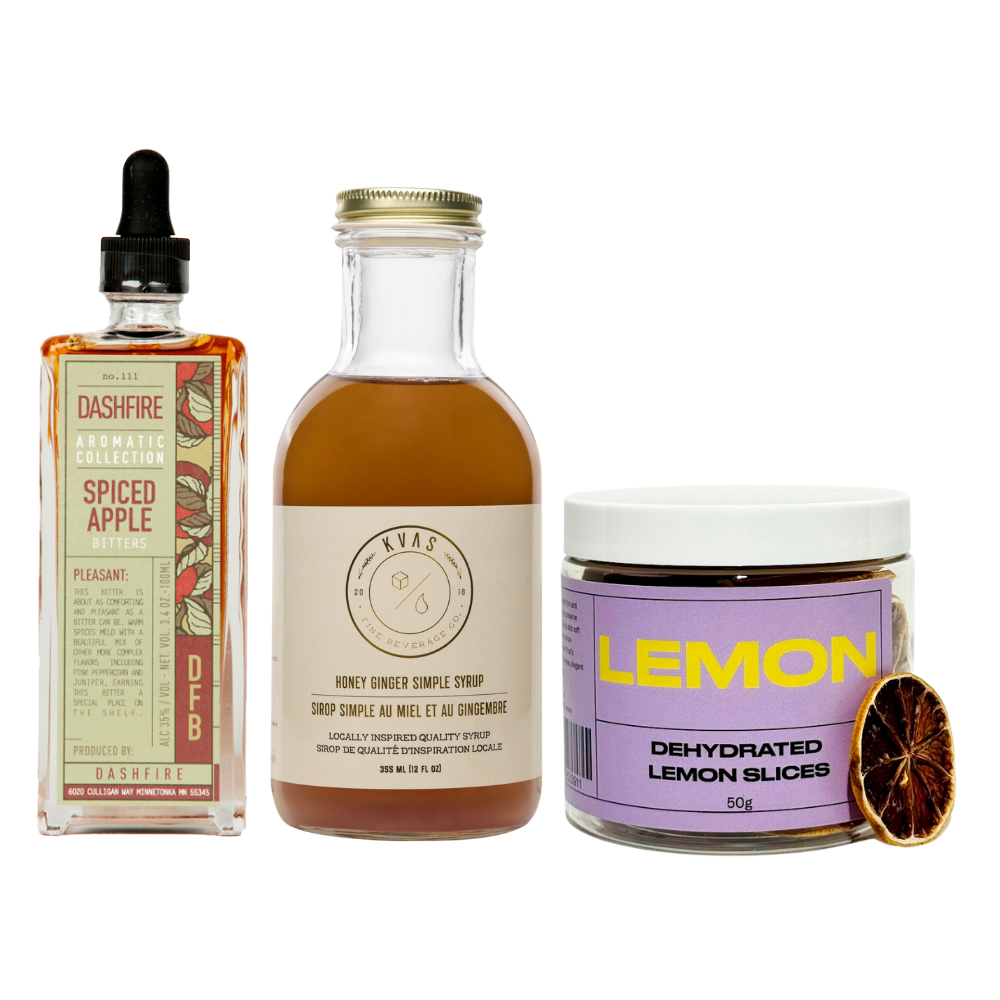 Spiced Apple Old Fashioned Trio