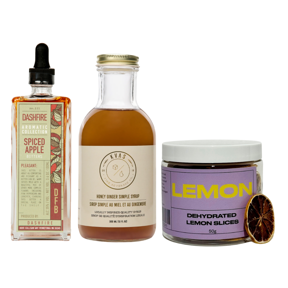 Spiced Apple Old Fashioned Trio