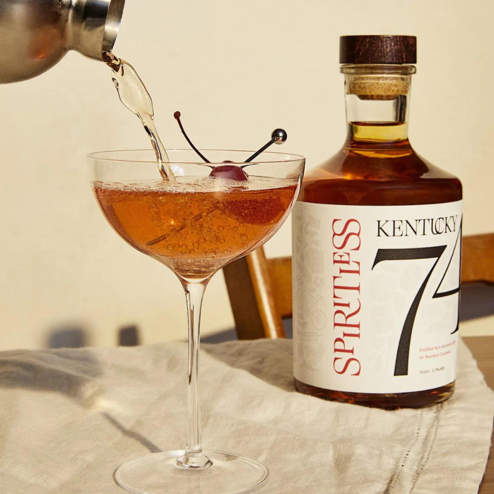 Spiritless Kentucky 74 Distilled Non-Alcoholic Bourbon