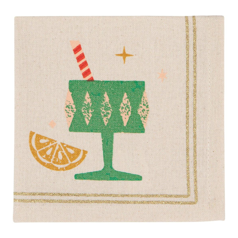 Spirits Bright Cocktail Napkins (set of 4)