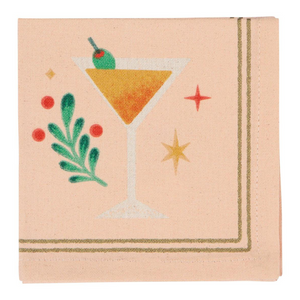 Spirits Bright Cocktail Napkins (set of 4)