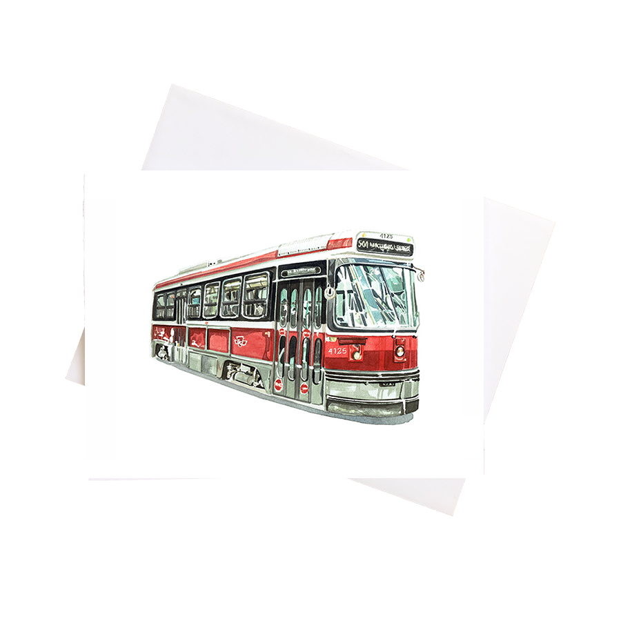 TTC Streetcar Greeting Card