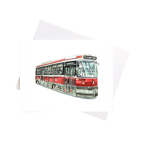 TTC Streetcar Greeting Card